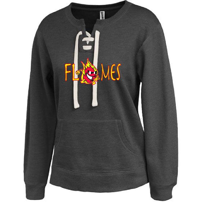 5416 Womens Lace Up Crew