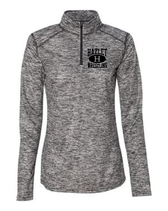4193 Womens Blend Quarter Zip Pullover