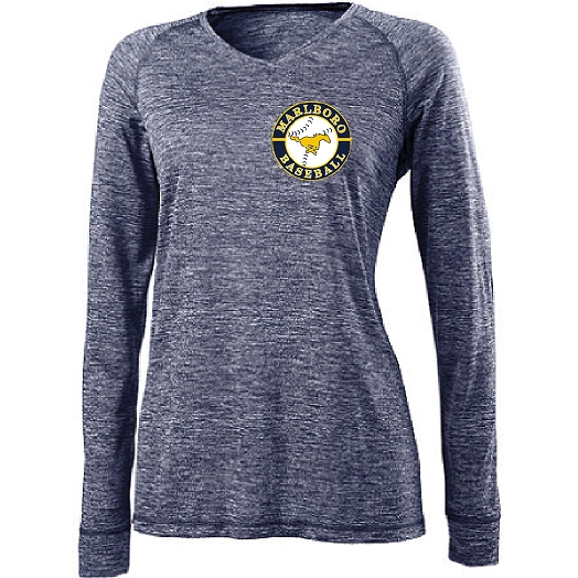 222717 Ladies Electrify LS Vneck Shirt