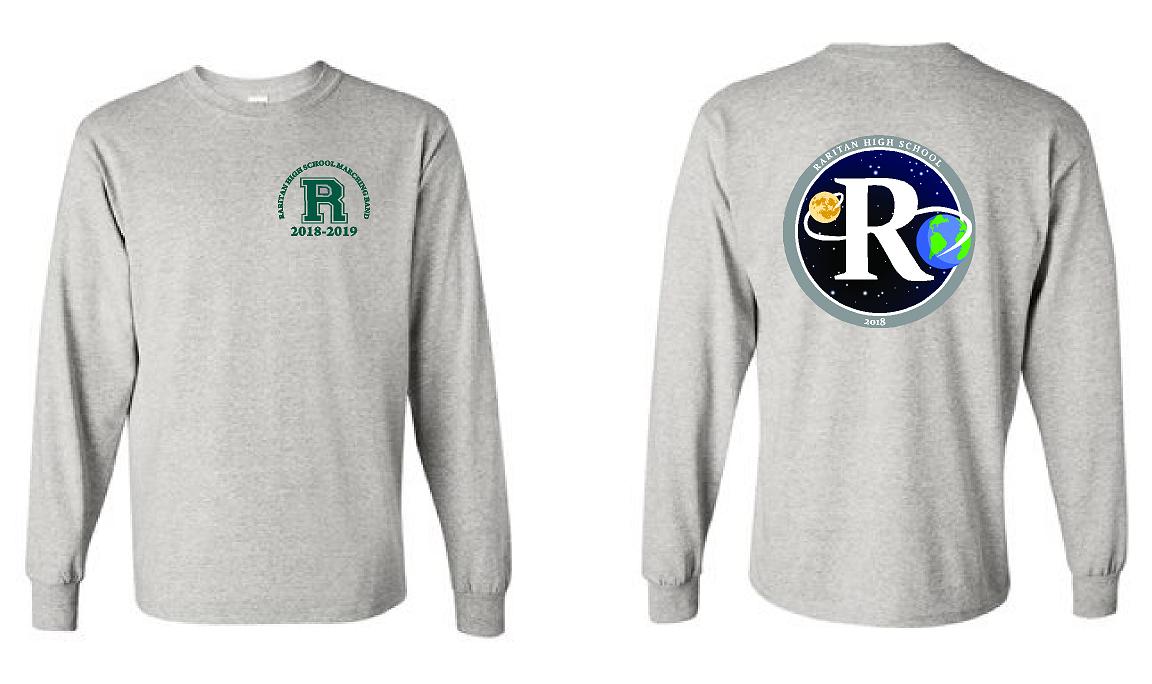5400 Ash Grey Long Sleeve Tshirt