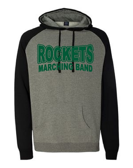 IND40RP Raglan Hooded Pullover