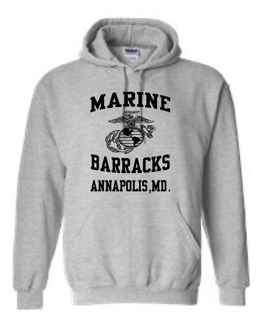 06 18500 Gray Hooded Sweatshirt