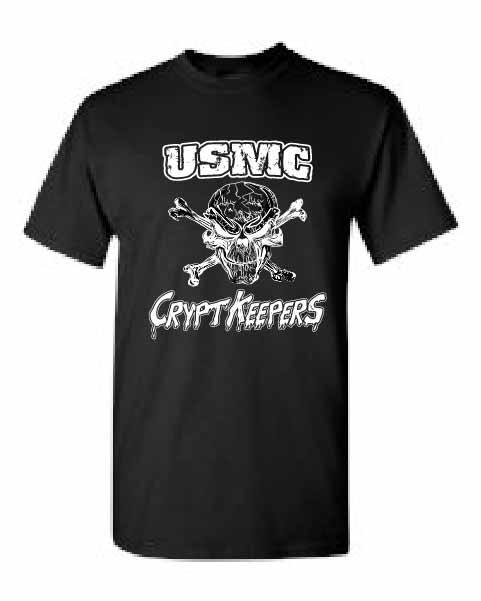11 5000 Black USMC tshirt