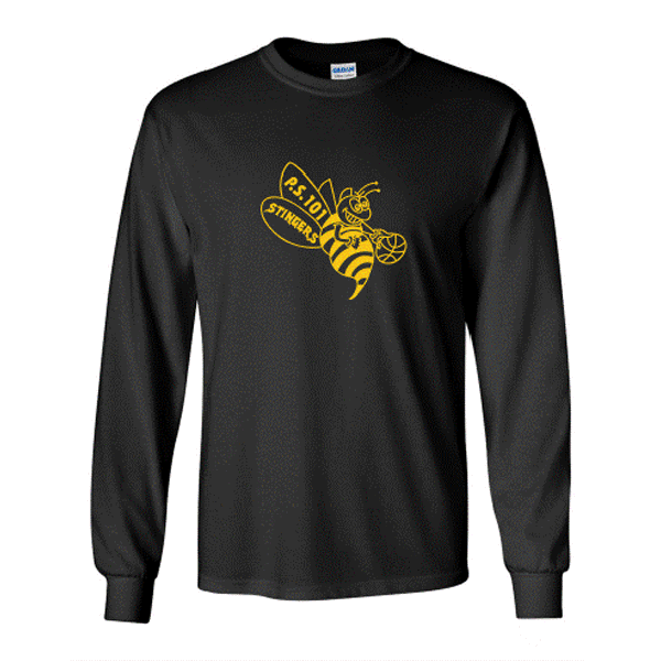 Black Long-Sleeve Shirt - Bee