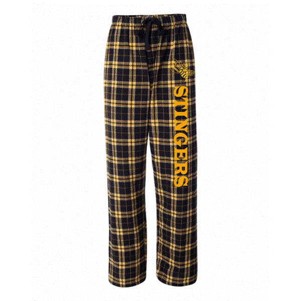 Black & Gold Flannel Pants