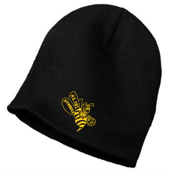 Black Beanie - Bee