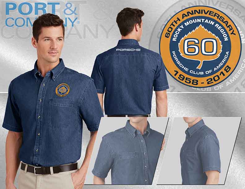 SP11  Port & Company - Short Sleeve Value Denim Shirt
