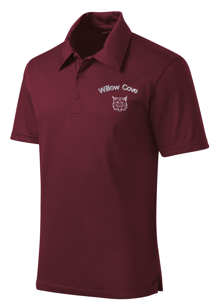 "ST690" Embroidered Men0% polyester mesh with embroidered WC lo's Polo