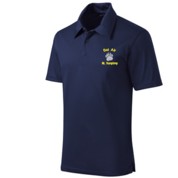 d) ST690 Embroidered Adult Polo