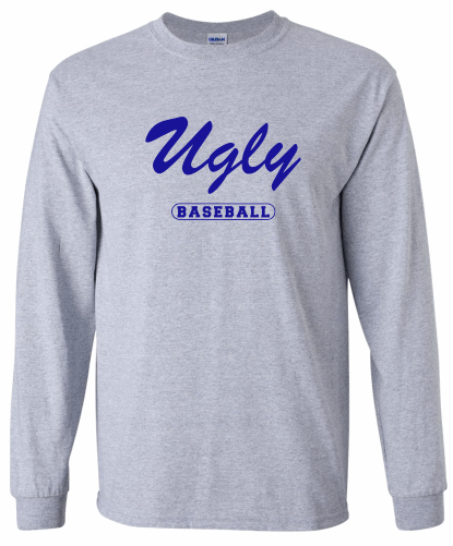 G)G2400 Screen Print L/S T Shirt "UGLY"