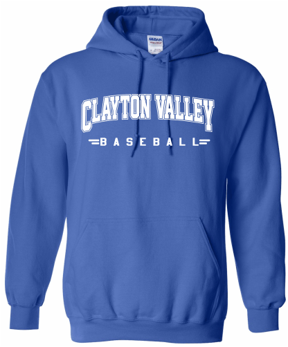 C)18500 Screen Print Sweatshirt "CLAYTON VALLEY"