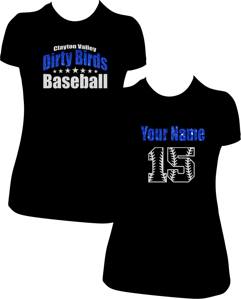 Glitter Tee;  Web Sample - NOT FOR PURCHASE