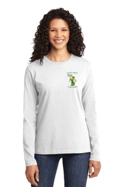 "LPC54LS" Embroidered Long Sleeve Ladies T-shirt