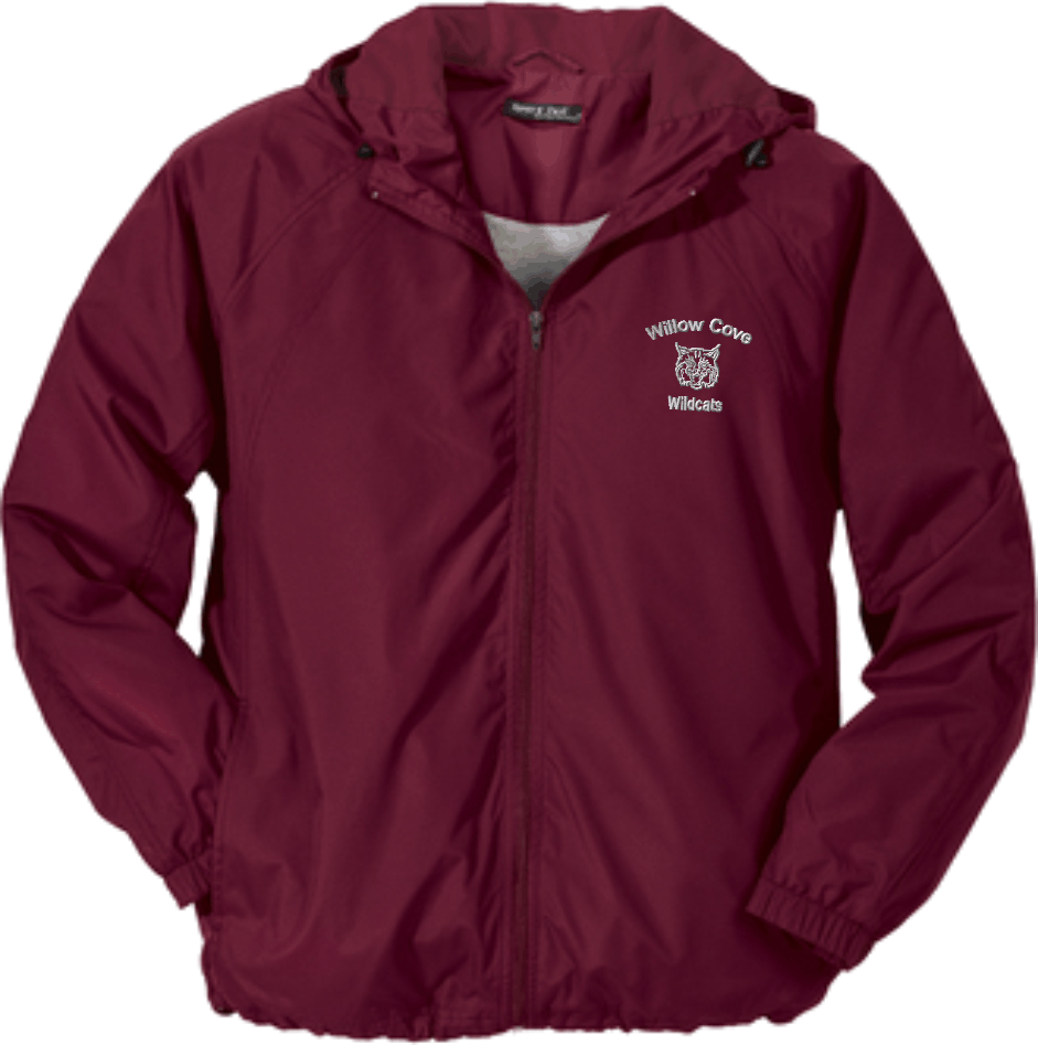 "JST73" Embroidered Sport-Tek® Hooded Raglan Jacket