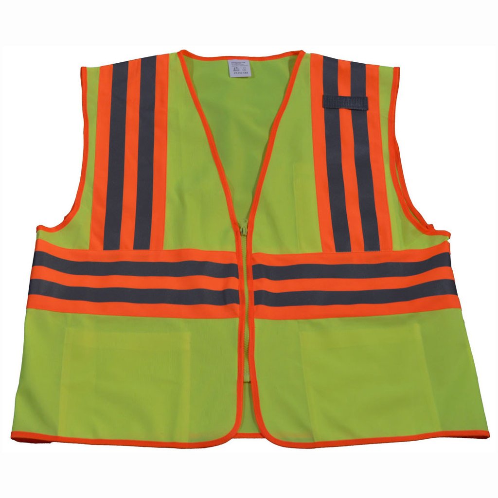 C4) PET-LV2-CB2 Deluxe Two Tone Dot Class ll Safety Vest