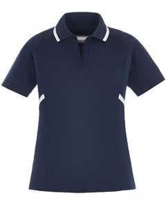 AA4) ALP 8534 Ash City - Exteme Ladies Eperformance Propel Interlock Polo with Contrast Tape