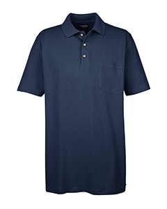 AA5) ALP-8534 Ultra Club Adult Pique Classic Polo With Pocket