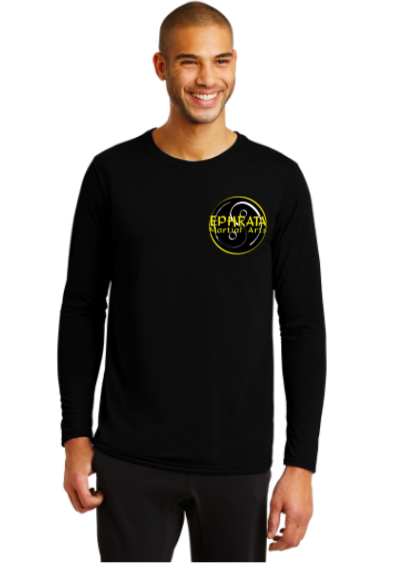 A8) Ephrata Martial Arts Adult Long Sleeve Logo Tee 