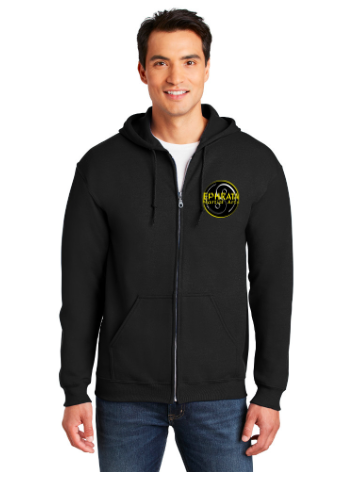 B0) Ephrata Martial Arts Adult Full-Zip Hooded Sweatshirt