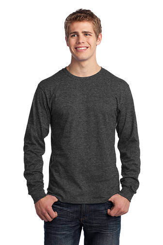 53) SM PC54 LS Unisex Long Sleeve T Shirt w/ Logos