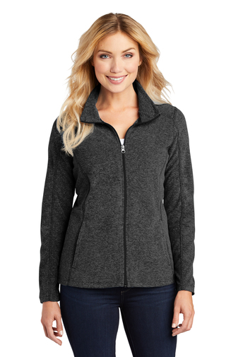 18) L235 Ladies Port Authority Full Zip Micro Fleece