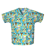A1) Women's V-Neck Print Top (CHE-4700)