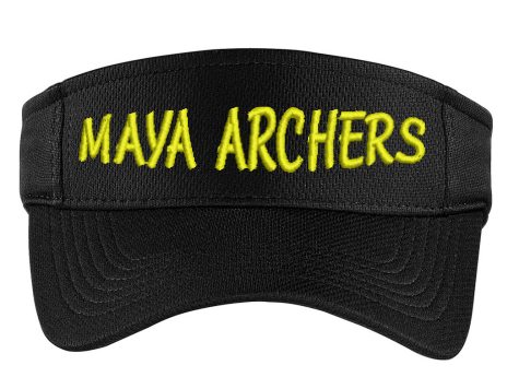 Maya Archers Black Visor STC27