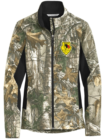 Maya Archers Ladies Camo Zip Up Jacket