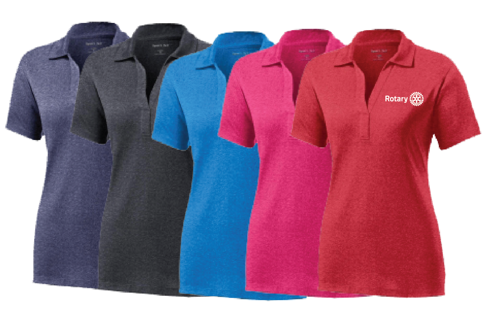 Ladies Polo w/ Embroidered Rotary Logo LST660
