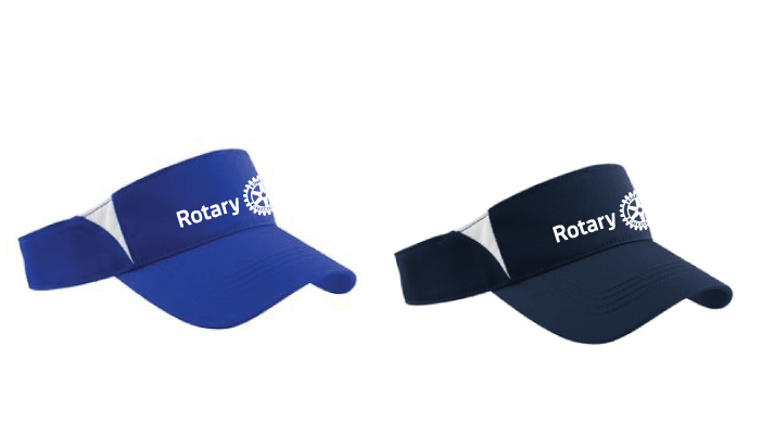 Visor - w/ embroidered Rotary Logo STC13
