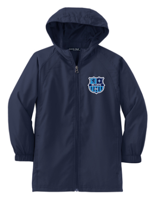 Windjacket Youth Blues YST73 w/ Emb. Patch