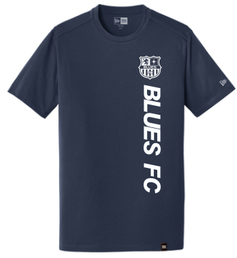 Men's Blues NEA100 Navy Tee w/ logo