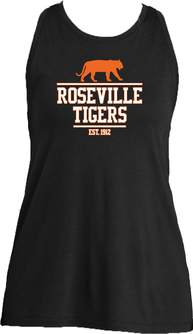 Ladies Black Tank LST402