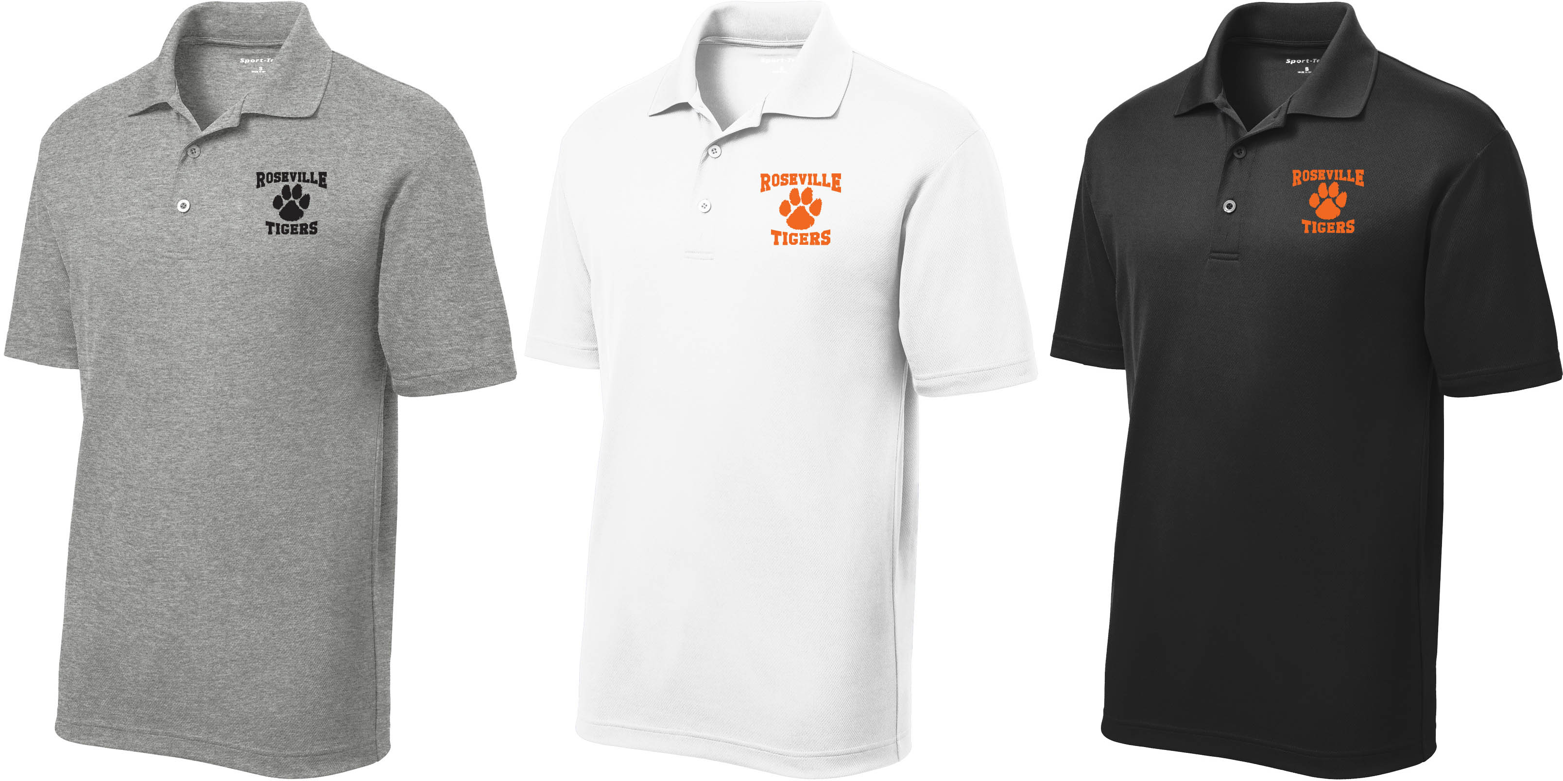 Men's Polyester Polo ST640 w/ Embroidered Logo