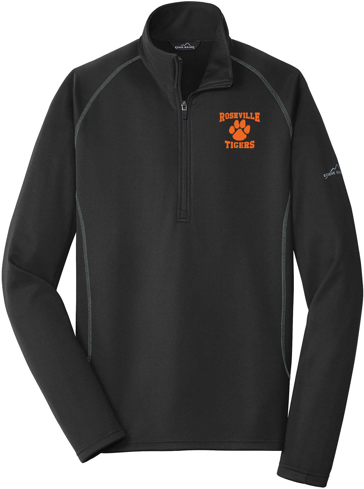 Men's Eddie Bauer 1/4 zip Pullover EB236 w/ Embroidered Logo