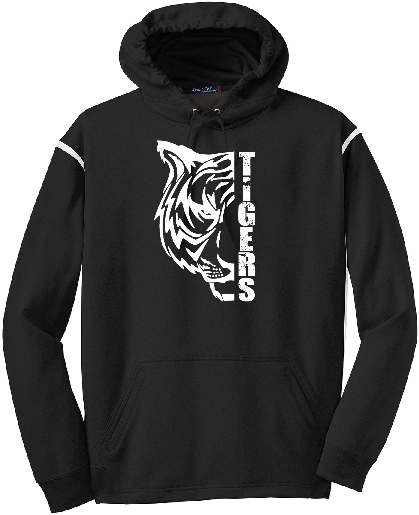 Men's Colorblock Polyester Hoodie F246