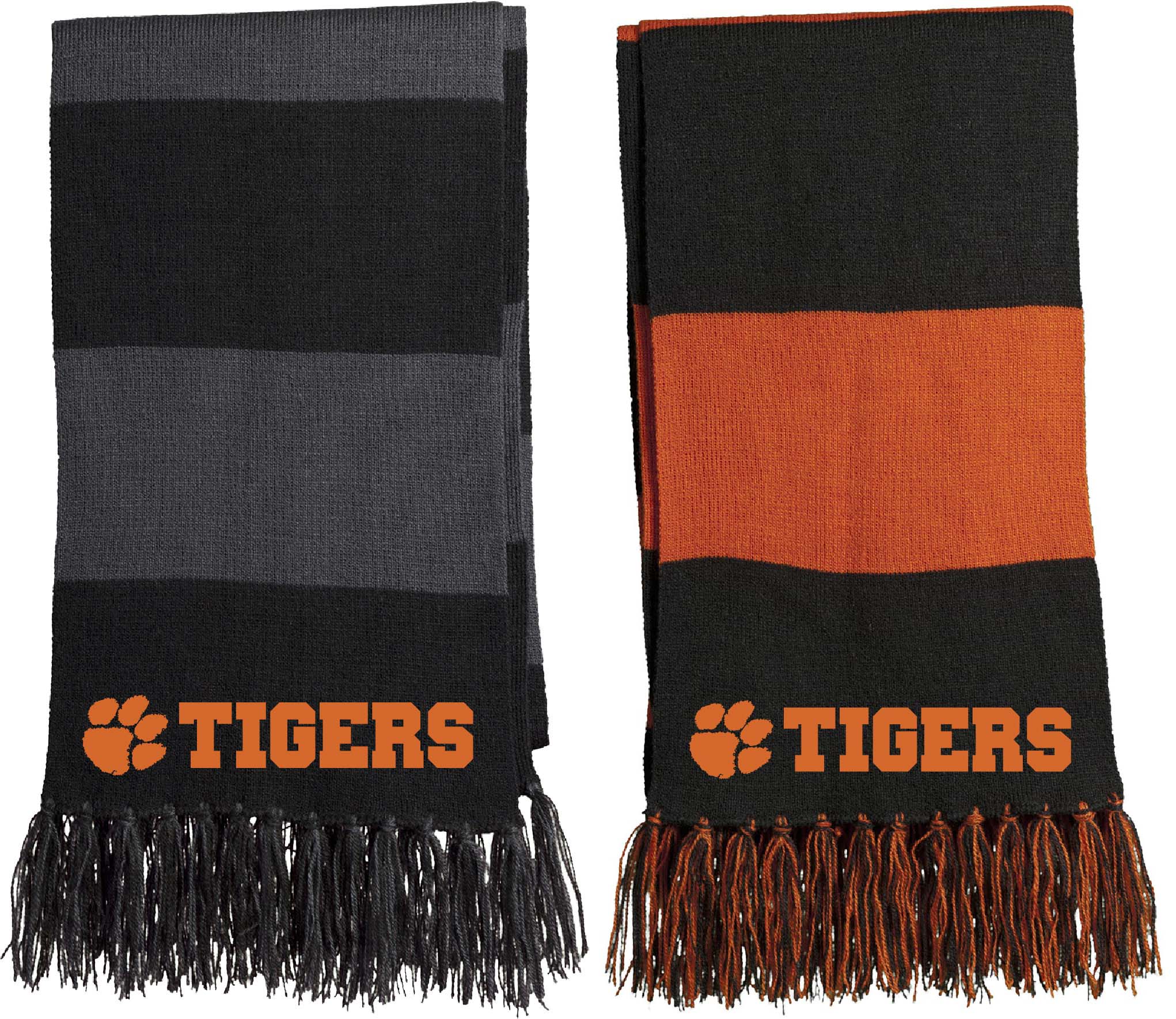 Scarf Colorblock STA02 w/ Embroidered logo