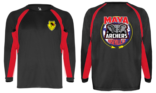 Maya Archers Unisex Long Sleeve Polyester Tee