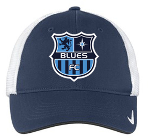 Headwear Blues NKAO9293 Nike Fitted Hat w/ Mesh Back