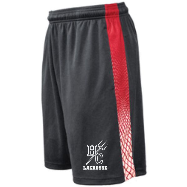 I-Embroidered Pennant Meteor Athletic Shorts