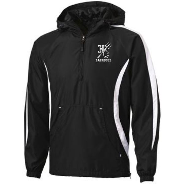 D-Embroidered Pullover Jacket