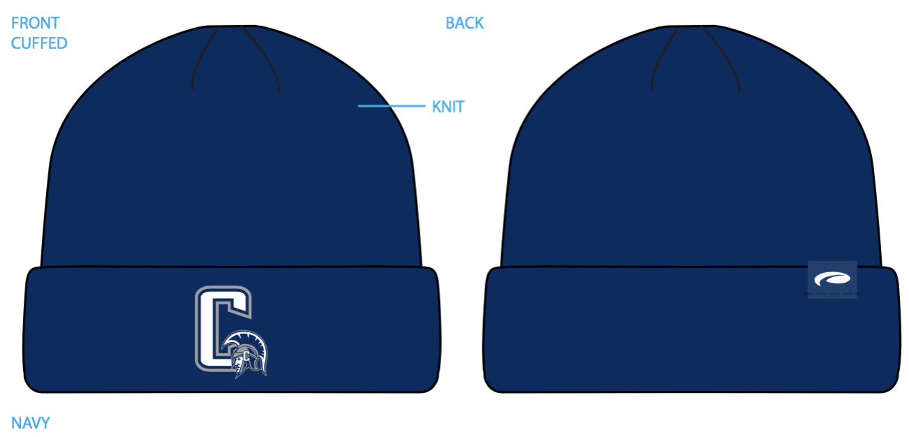 Chambersburg Wrestling Beanie with cuff