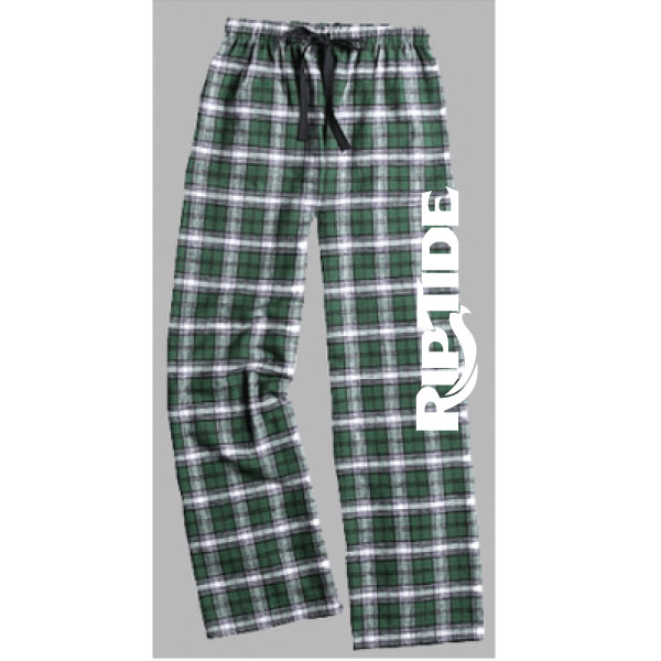 25 - F20GW Pajama Pants - Youth/Adult Green/White Pant