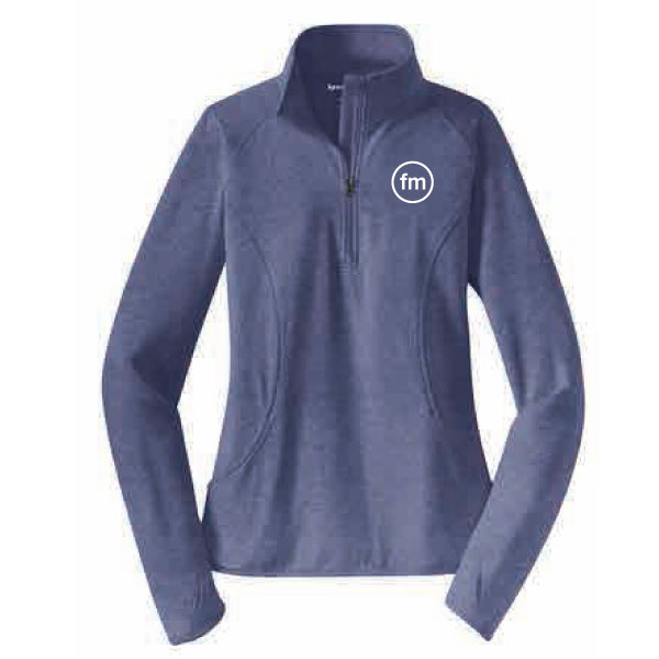 10 - LST850 Sport-Tek Ladies Sport-Wick Stretch 1/2-Zip Pullover