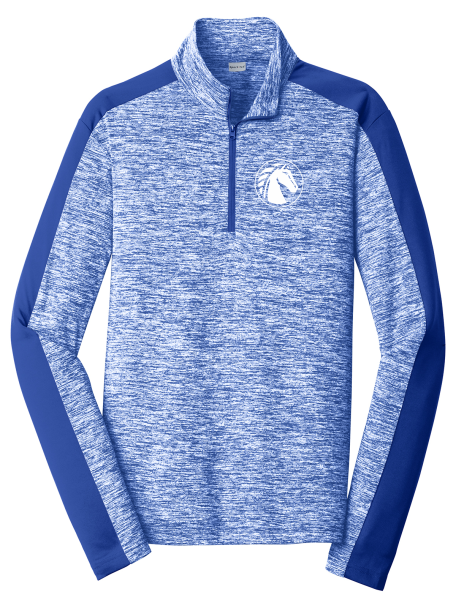 11 - Embroidered Sport Tek Electric Heather 1/4 Zip