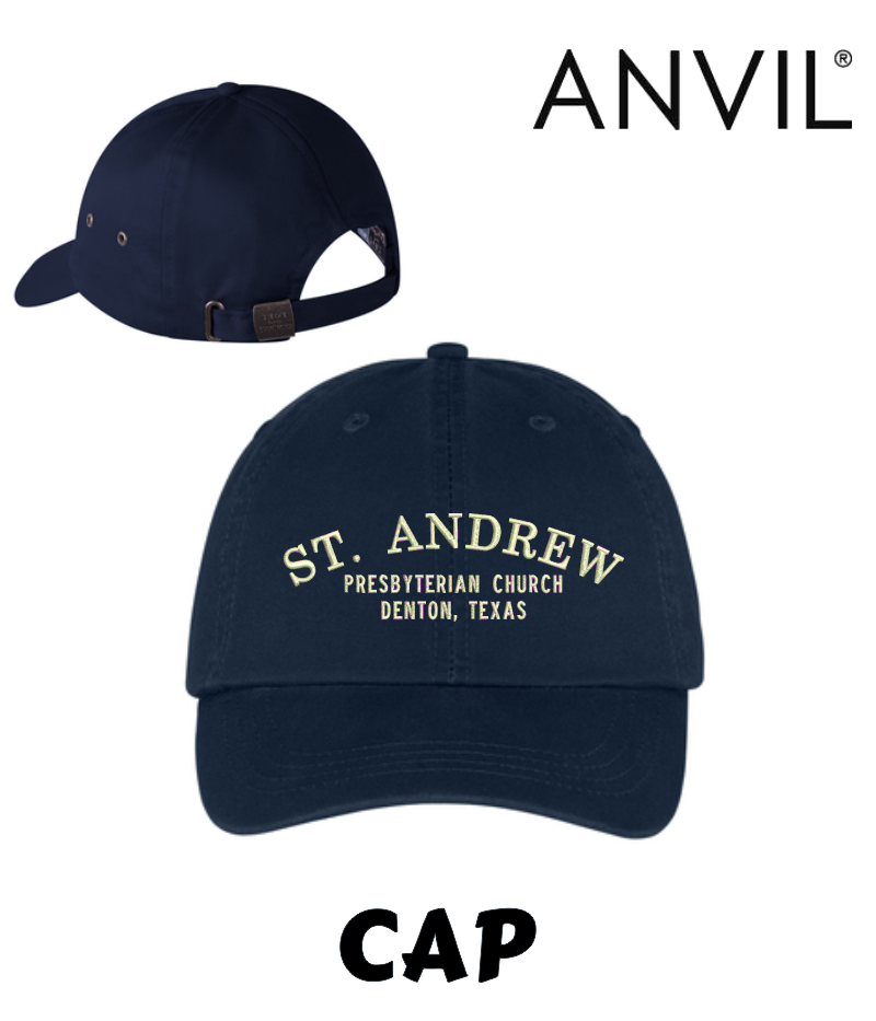 Unstructured Low-Profile<br>Solid Twill Cap<br><b>ANVIL</b>