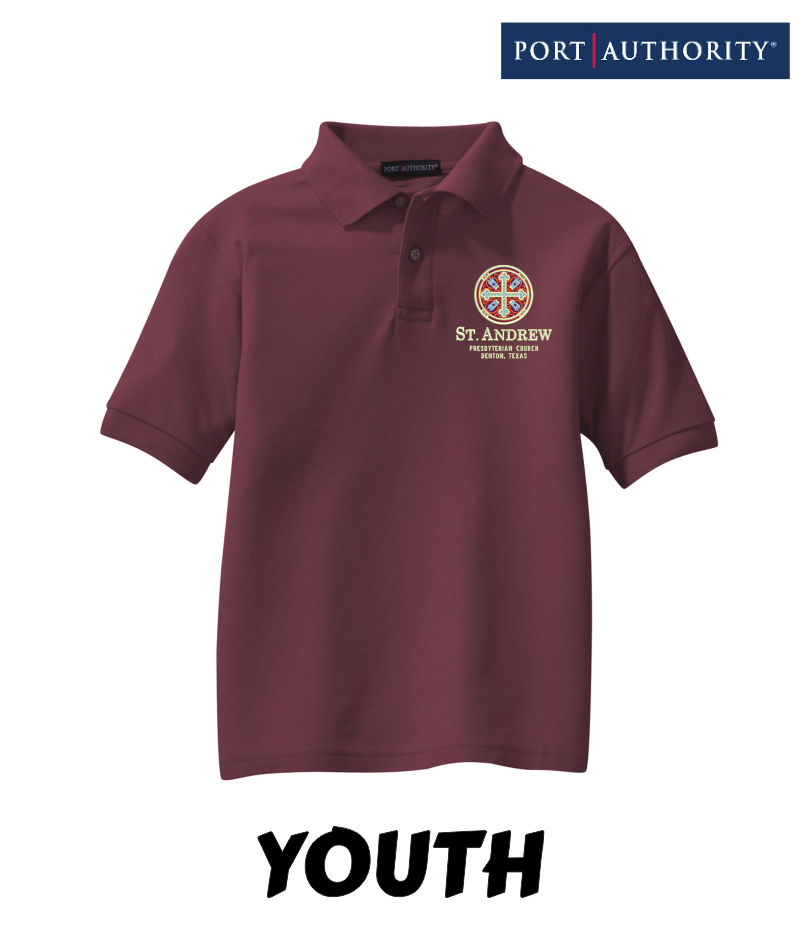   Youth<br>  Pique Polo<br><b>Port Authority</b>