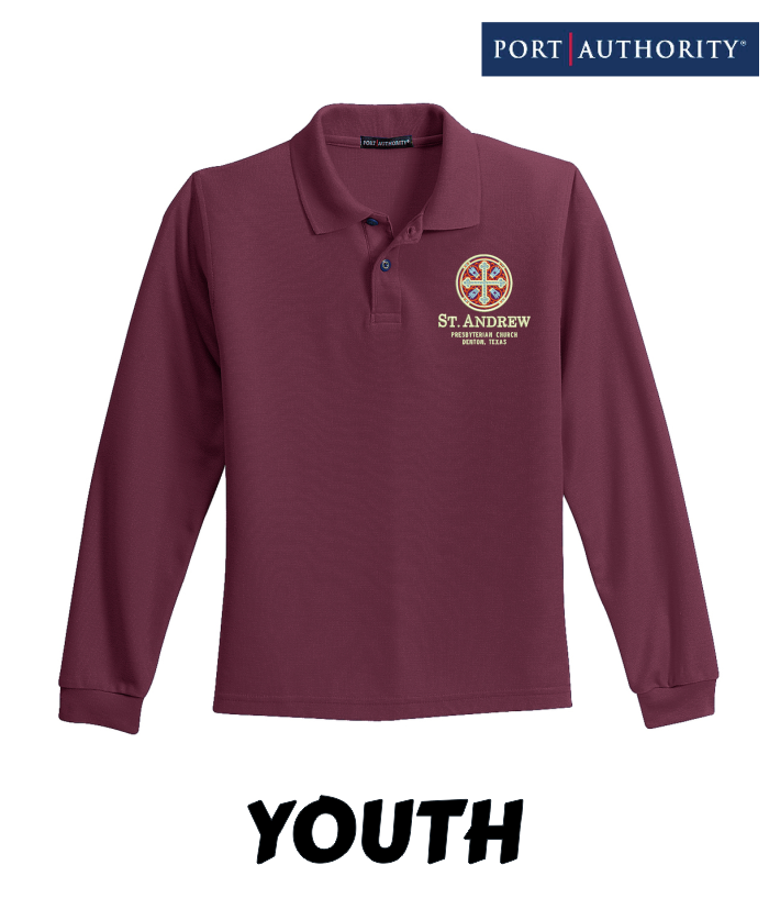   Youth<br> LS Pique Polo<br><b> Port Authority</b>