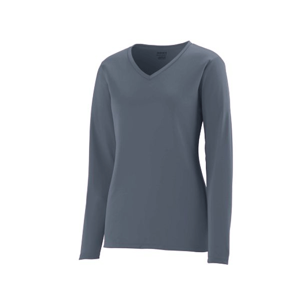 16 Printed Long Sleeve Ladies<BR>Dri Fit Tee