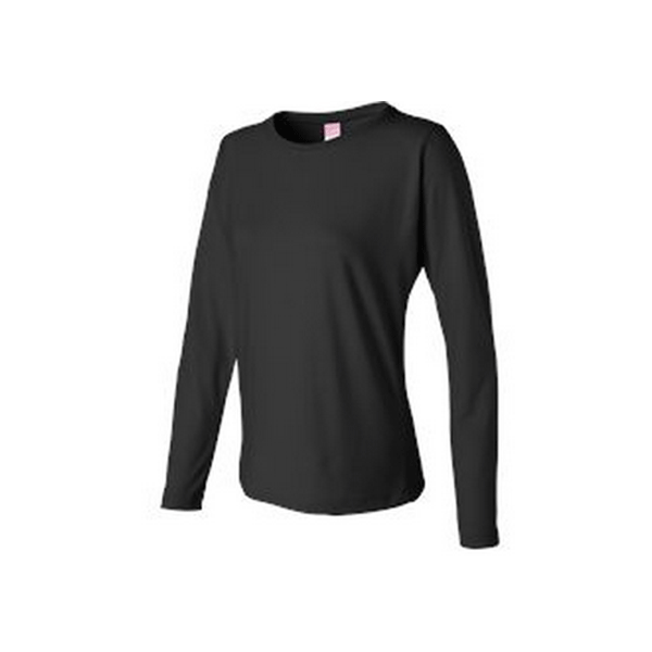 12 Ladies Long Sleeve Tee<BR>with sparkle and bling
